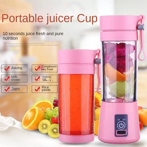 Ferramentas de vegetais de frutas liquidificadores portáteis para mini misturadores elétricos de cozinha pequenos suco fresco copo garrafa de smoothie beleza de mão recarregável 230320