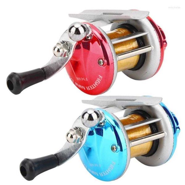 Mulinello da pesca Mini Drum Spinning Drag ad alta velocità Acqua salata fresca liscia con mulinelli Baitcasting con ruota di ghiaccio