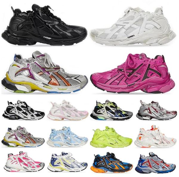 Designers Runner Paris 7 7.0 Scarpe Triple S Sneaker Tess Gomma Platform Transmit sense nero bianco rosa blu Deconstruction jogging hiking Sneaker da ginnastica 35-46