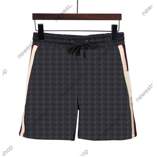 Summer Mens Shorts Designer de Luxúria Praia Letra lateral Prind Pant curta Men da calça casual à prova d'água ao ar livre Mina de malha de malha rápida seca