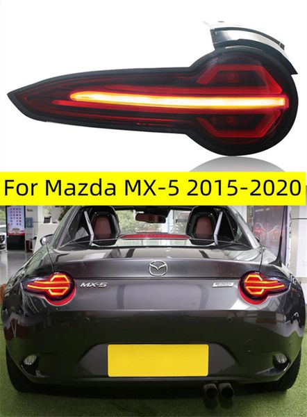 Стилирование автомобилей Задних фонарей для Mazda MX-5 20 15-20 20 Светодиодные хвостовые лампы DRL Сигнальный тормоз обратные автоматические аксессуары