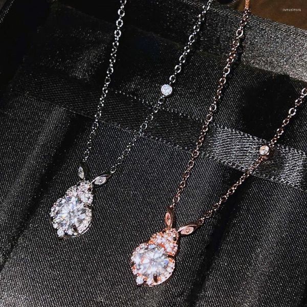 Подвесные ожерелья красиво выглядящие стразы Женский ожерелье модного крепкого подарка