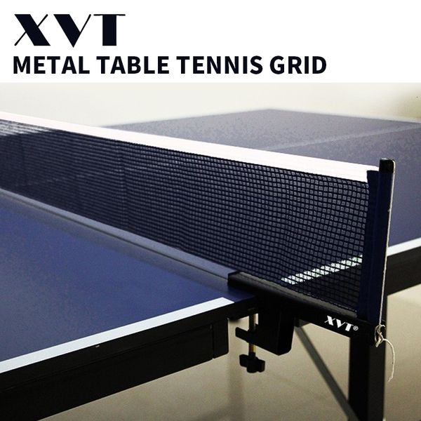 Reti da ping pong Pali di alta qualità XVT Rete da ping pong professionale in metallo Post Rete da ping pong Rete da ping pong 230320