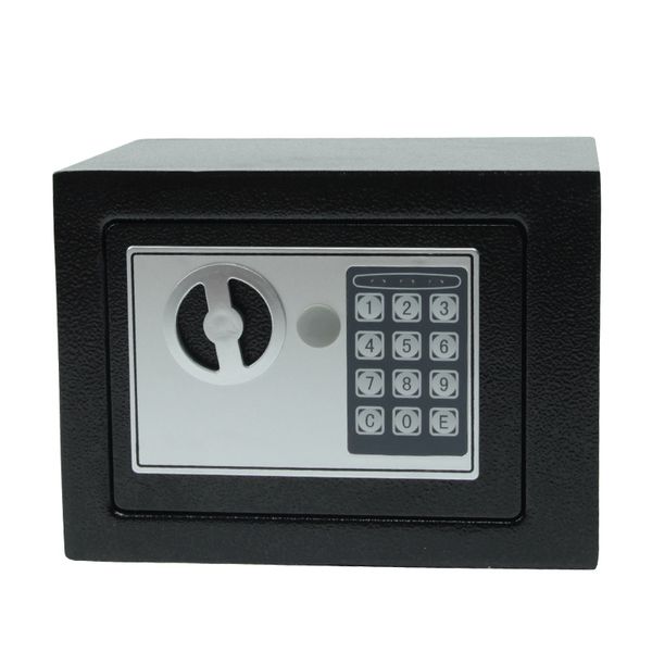 6.4L Aço de aço Digital Caixa segura Digital Senha eletrônica Bloqueio Seguro de dinheiro armazenamento de segurança para joalheria de depósito em casa