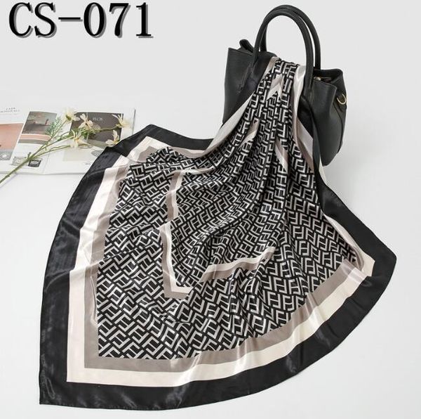 9-й дизайнерский дизайнерский печать Шелковой шарф для женщин для женщин летние модные шарфы парижские шарфы багажная лента
