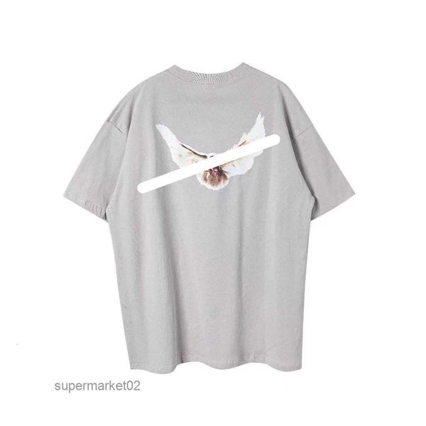 2023 Designer Kanyes Klassische Herren-T-Shirts Peace Dove Damenmode High Street T-Shirts Drucktuch Make Craft Short Sleevehrvy