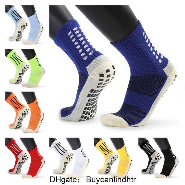 mescoli il cotone Calcetines di qualità di calcio degli uomini antisdrucciolevoli dei calzini di gioco del calcio di vendita di Trusox con 1JH4