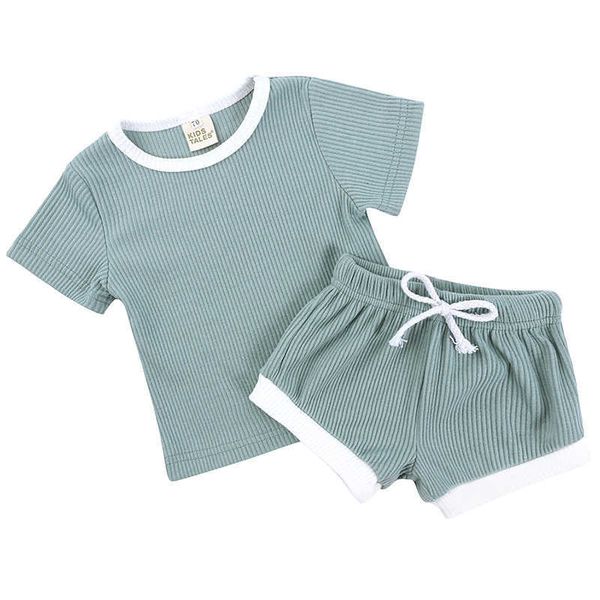 Шепая для одежды Baby Boy Girl Set для детской малышки для малышей летняя футболка для шорт.