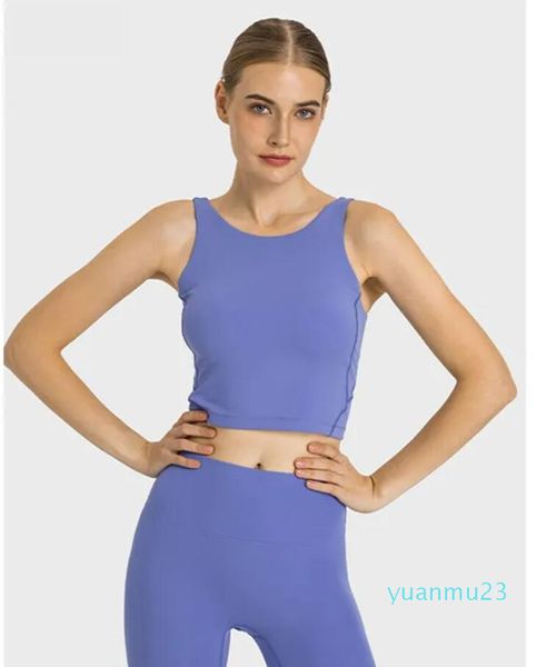 LL Dehnbarer Yoga-BH für Damen, klassisch, U, atmungsaktiv, Sport-Tank-Unterwäsche, Joggen, gepolstert, für Fitnessstudio, Laufen, Dessous LL545 01