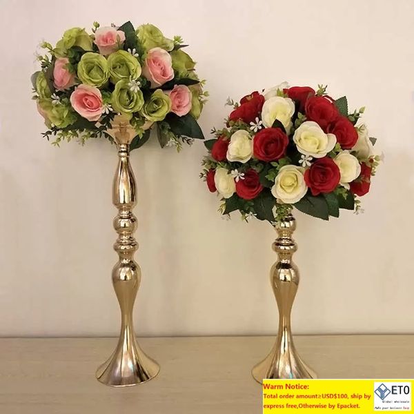 Titulares de vela Vaso de flor de castelas de mesa de castiola de peças centrais da estrada de rack de flores decoração de casamento dhl fedex frete rápido