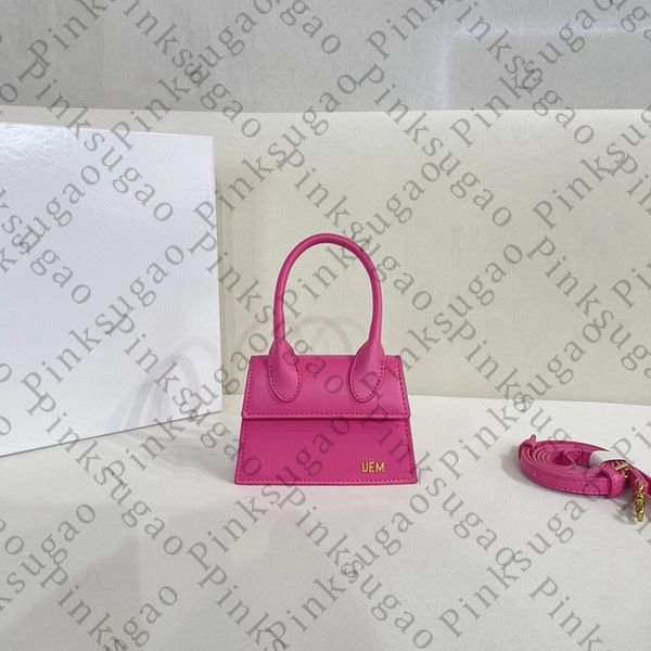 Pembe Sugao Tote Omuz Crossbody Bag Küçük Mini Lüks Çantalar Kadın Kız Moda Çantası Kutu Yüksek Kalite Sevimli Crossbody Madeni Para Alışveriş Çantası Lomgkamg-0318-76