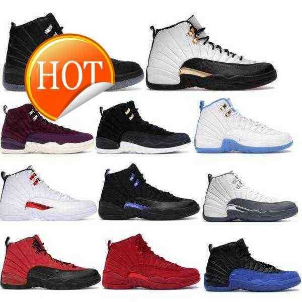 Og Retro Low Men Woman Basketball Scarpe 12 12s Jumpman Utility Royalty Taxi Taxi Rosso Twist Dark Concord Inverse Influenza Playoff Fiba Classic Trainer CMFT CMFT