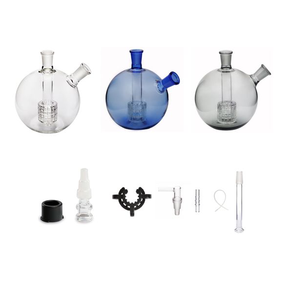 Mega Globe Glass tubo de água bong dab rig adaptador chicote kit para Storz Bickel poderoso e poderoso mais Crafty plus