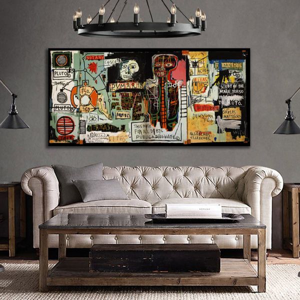 Basquet Kunst Graffiti Wohnzimmer Dekorative Malerei Abstrakte Banner Sofa Hintergrund Wandbehang Malerei Restaurant Arbeitszimmer Wandbild