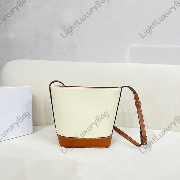 Роскошная сумка-ведро, дизайнерская женская сумка через плечо, настоящая классическая каннская кожаная сумка через плечо, 230321