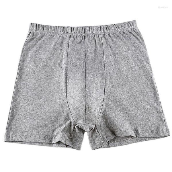 Mutande Mutandine da uomo Slip Pantaloncini di cotone Pantaloni a vita alta di mezza età e anziani Pantaloni larghi e traspiranti Taglie forti 7XL