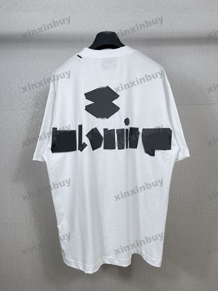 Xinxinbuy Men designer tee camise