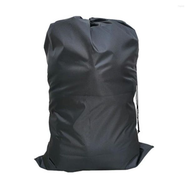Bolsas de lavanderia em casa use roupas sujas saco de saco conveniente resistente a lágrimas com marca lavável para máquina de cordão
