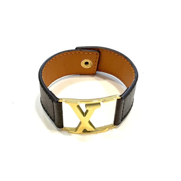 Bracciale femminile di design largo bracciale in pelle nera bracciale da uomo braccialetto da donna mano con motivo floreale marrone 4 colori stampati con logo sigillo regali di moda