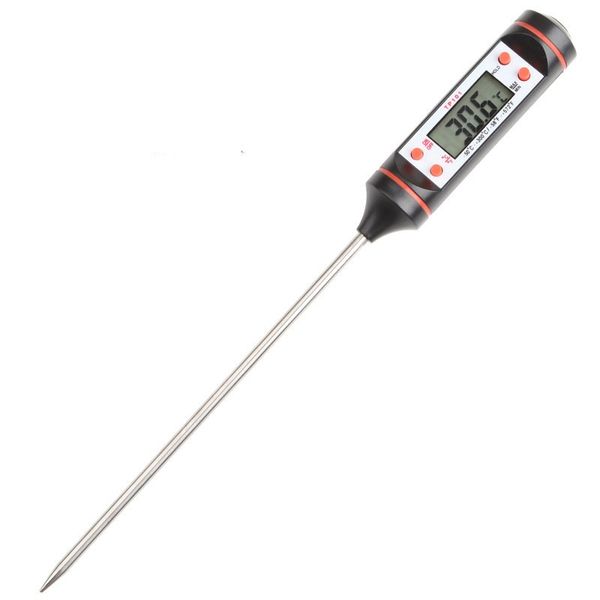 1pc cor branca preta cor de cozimento digital Termômetro de alimentação de alimentos de cozinha de cozinha ferramentas de jantar sensor de churrasco tp101