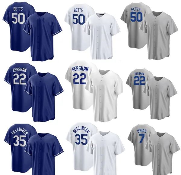 Fans Baseball-TrikotS 50 BETTS 22 KERSHAW 7 URIAS 35 BELLINGER 5 FREEMAN yakuda lokaler Online-Shop Mode Dropshipping akzeptiert Cool Base Jersey