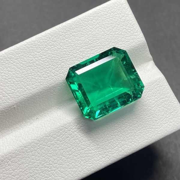 Diamanti sciolti Meisidian Muzo 9X7mm 2ct forma ottagonale pietra verde smeraldo idrotermale prezzo 230320