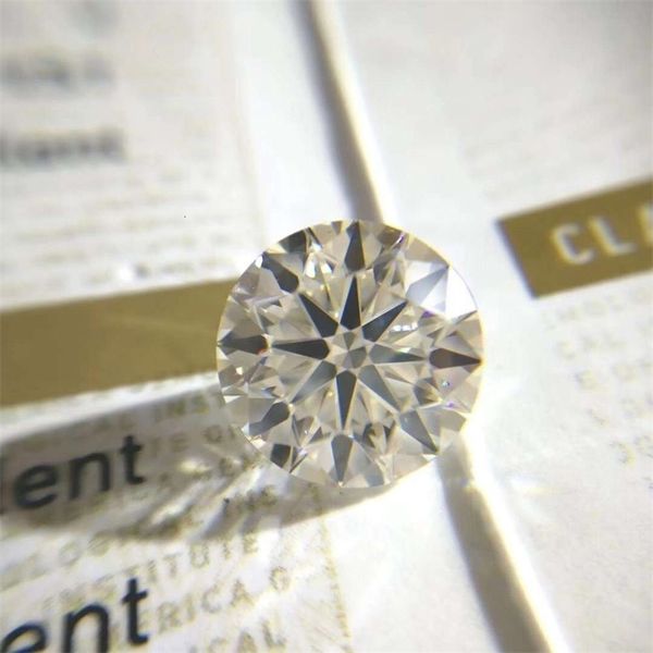 Lose Diamanten, 8 mm, 2 Karat, IJ-Farbe, rund, Brillantschliff, im Labor erstellt, Ringherstellungsmaterial der Güteklasse VVS1, 230320