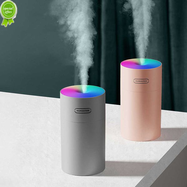 Aggiorna 270 ml di USB Portable USB Air Humidifier UltraSonic Purifier Aroma Diffusore Vamp Mist Maker per Aut Office Atomizer Aromatherapy