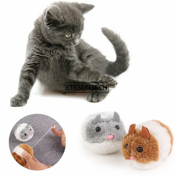 Katzenspielzeug, 100 Stück, niedliches Plüschfell-Spielzeug, Schüttelbewegung, Maus, Haustier, Kätzchen, lustige Ratte, Sicherheit, wenig interaktiv