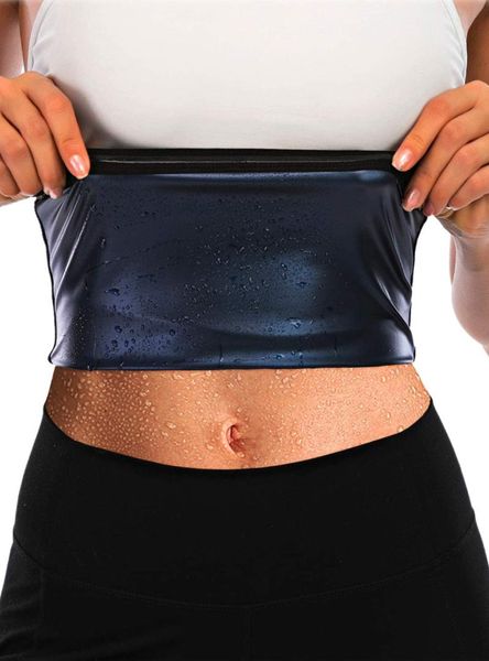 Shapers Women Shapers Treiner Trimmer Sauna Sweat Belt for Women Polymer Zipper Chancher Slimming Body Shaper