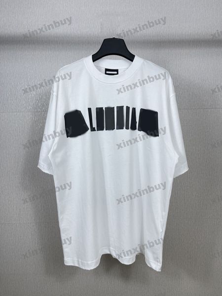 Xinxinbuy Men designer camiseta camiseta