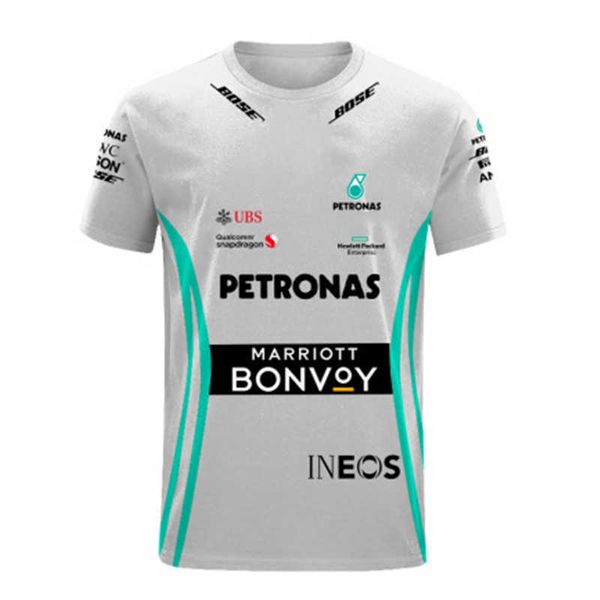 2023 Novas camisetas masculinas e femininas da equipe F1 Popular Formulaa One Men Tshirt Am Extreme Sports Event Alta Qualidade Casual Grande Camiseta de Manga Curta