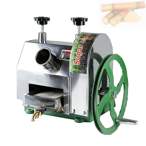 Espremedor de cana manual Extrusão de espremedor de cana manual portátil Prensa de cana de açúcar Inoxidável Comercial Extrator Squeezer Machine