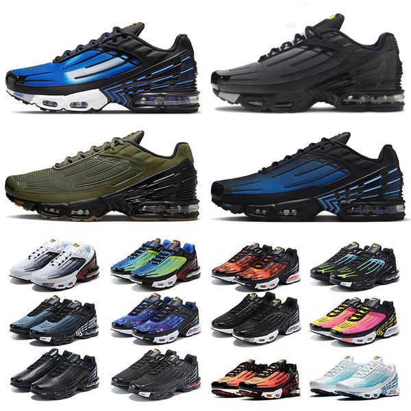 Nike Air Max Tn Plus 3 Airmax Tns Tuned Scarpe da ginnastica delle donne degli uomini Triple Nero Bianco Crimson Red Tiger formatori sport esterni atletici corsa