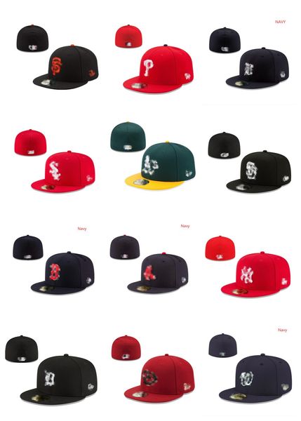 Hats de luxo Snapbacks Hat Hat Caps de futebol Ajuste Todo o logotipo da equipe Flato esportes ao ar livre Bordado algodão Fisherman Feianos Flex Designer Cap Order