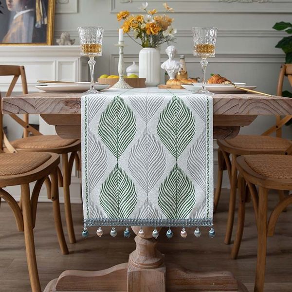 Table Runner Table Runner Green Leave