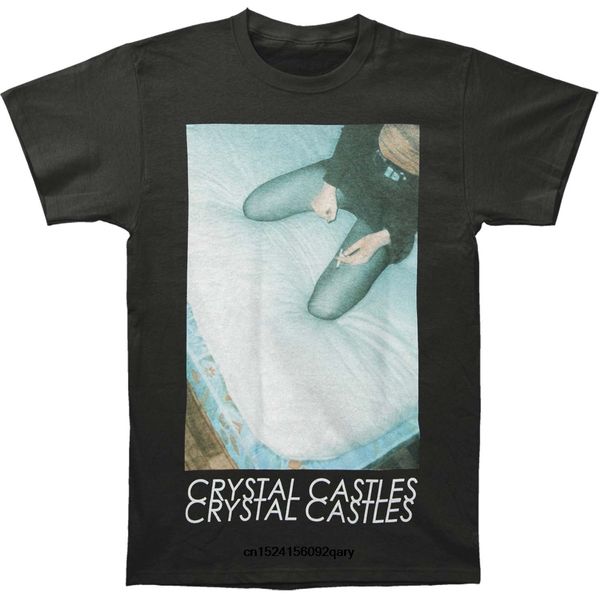 Tute da uomo Vintage Crystal Castles Doe Deer Rock Band T Shirt Copertina dell'album T Shirt Black Metal Tshirt Death T Shirt 230322