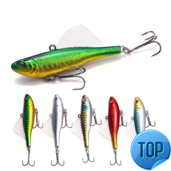 1 PCS de alta qualidade Minnow Fishing Lures de 6,5 cm 17,2g Bait de isca de isca de tanques de pesca WobBlers 3D Eyes Artificial Hard Pesca Bass tackle