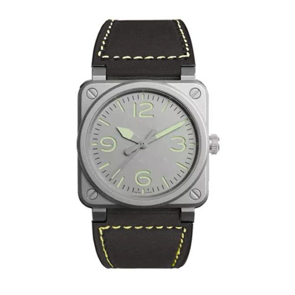 New -Ssellow Watch Non -масштабная квадратная диск, нержавеющая сталь, 264L