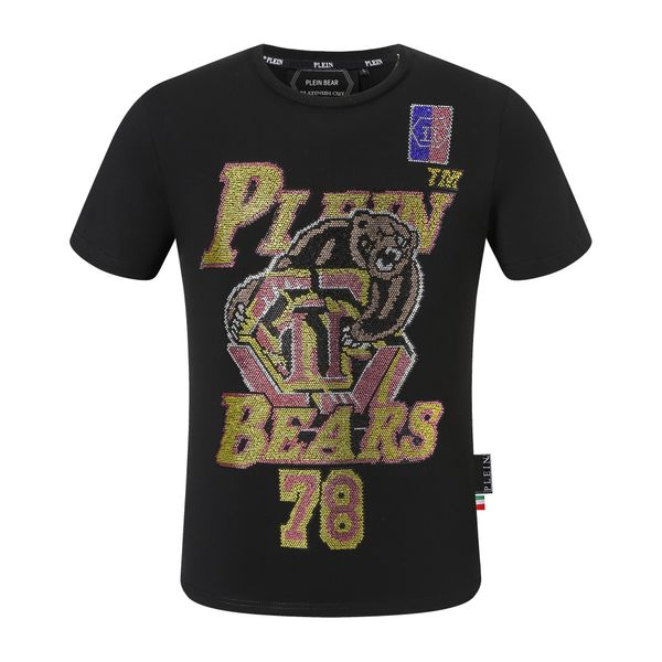 Plein Bear футболка Mens Designer Tshirts Brand одежда для одежды.