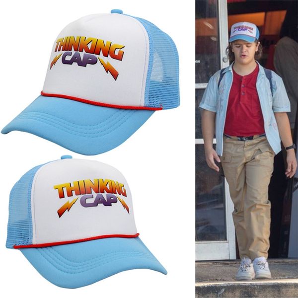 Snapbacks Movie Stranger Things Season 4 взрослые мышления Cap Dustin Cosplay Costume Hat Регулируемые шляпы Appory уличная одежда 230322