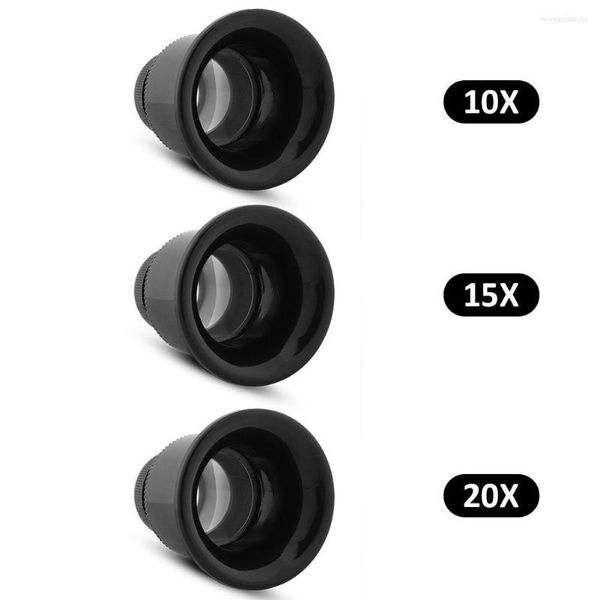 İzle Onarım Kitleri 10x/15x/20x Göz Büyüteç Loupe Mücevher Aracı Monoküler Büyüteç İzde Kuyumcu için Optik Cam Lens