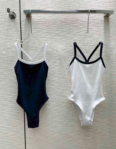 2024ss mulheres biquinis swimwear quente verão cor clássica drak azul branco qualidade superior luxo designer ladys retro maiô praia piscina