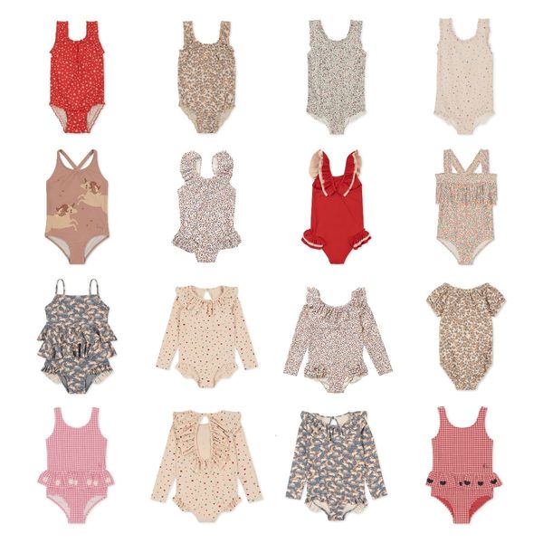 OnePieces Boutique Kinder-Badeanzug SS KS Badeanzüge für Mädchen und Jungen Hawaii Urlaubskleidung Schwimmen am Meer 230322