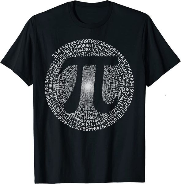 T-shirt da uomo Magliette Numero Simbolo Matematica Scienza Regalo Girocollo Maglietta in cotone Uomo Casual Manica corta Magliette Top Drop