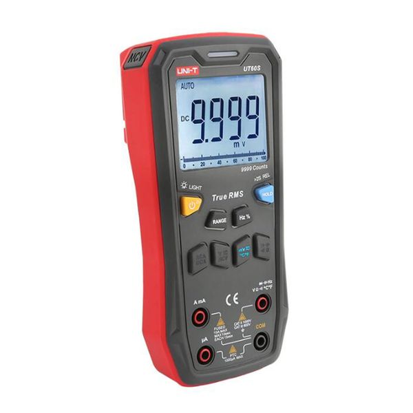 UT60S Digitalmultimeter mit echtem Effektivwert, Taste 9999 Zählung, AC/DC-Spannungsstrommessgerät, Bluetooth-Datenübertragung