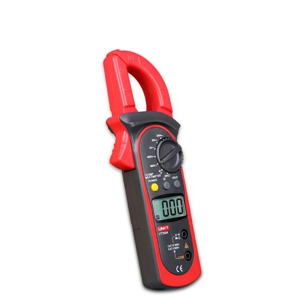 UT200A UT200B LCD Digital Clamp Meter Retroilluminazione Ohm DMM AC 200A 600A DC AC Voltmetro Amperometro Tester di resistenza Multimetro