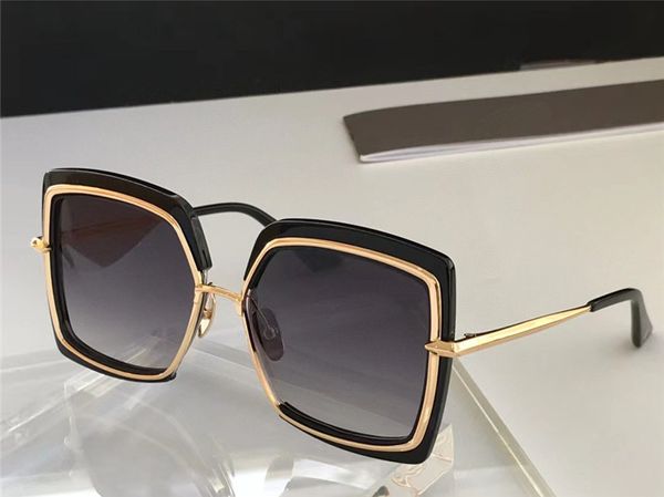 Novo design de moda óculos de sol femininos quadrados NARCISSUS armação de acetato de metal anos 80 moda feminina e acessórios estilo ao ar livre óculos de proteção uv400