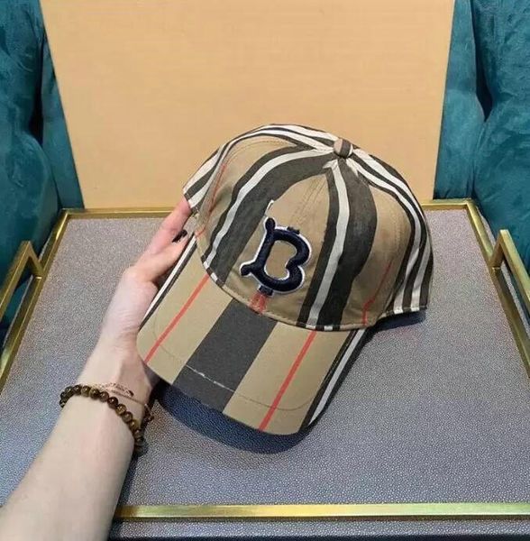 Дизайнерская шляпа Бейсболка B Лондонский бренд Англия Кепки с вышивкой Спортивная одежда для путешествий Ремешок Snapback Регулируемые шляпы A23