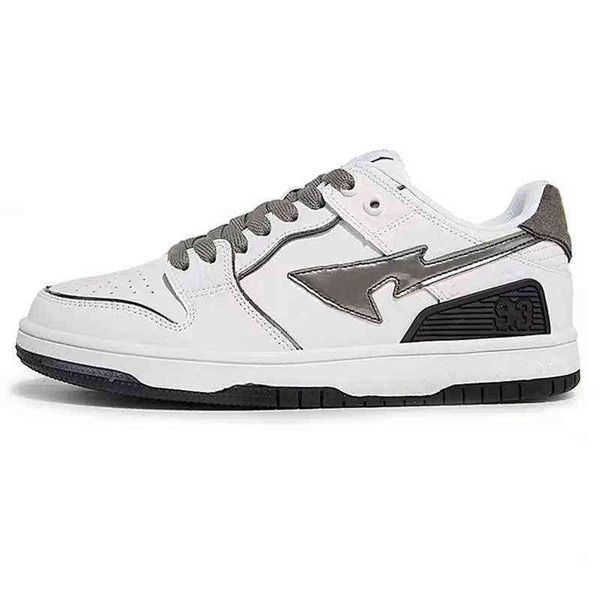 Sapatos de grife Sk8 Men Women Running Shoes Anexos de banho tênis Nigo Court Sta Low Platform Sapato Black Patente Branco Camo azul laranja marrom homem feminina